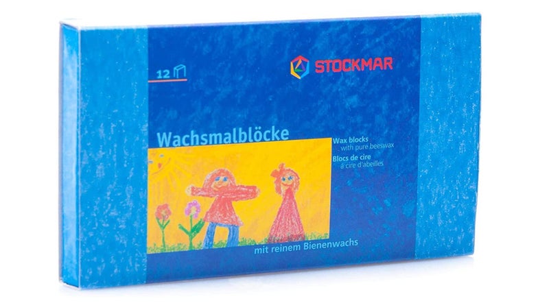 STOCKMAR Beeswax Crayons  Set of 12 Blocks in Carton - Image 2
